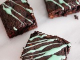 Chocolate mint brownies