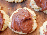 Copycat Crumbl hazelnut sea salt cookies