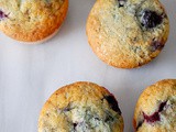 Copycat department store blueberry muffins