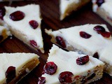 Cranberry bliss bars