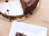 Dark chocolate cheesecake