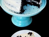 Dark chocolate peppermint cake