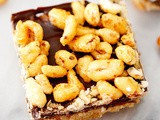 Dorie's caramelized rice krispy topped bars