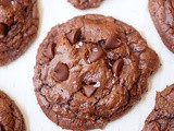 Double chocolate fudge cookies