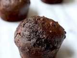 Double chocolate Greek yogurt muffins