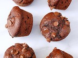 Double chocolate muffins