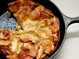 Dutch apple baby pancake