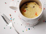 Funfetti mug cake