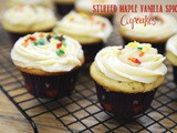 Guest Post: Stuffed maple vanilla spice cupcakes from Feed Me, Seymour