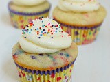 Homemade Funfetti cupcakes