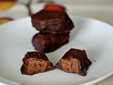 Homemade mini Three Musketeers candy bars