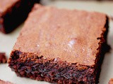 Intense chocolate brownies