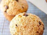 Jumbo bakery style chocolate chip muffins