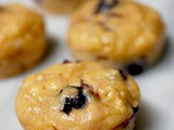 Lemon blueberry Greek yogurt muffins