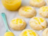 Lemon curd cookies