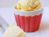 Lilikoi (passionfruit) ice cream