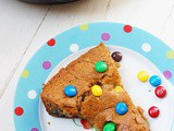 M&m skillet cookie