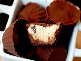 Mini (eggless) chocolate cookie dough cups