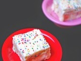 No bake Funfetti cookie dough bars