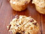 Oatmeal chocolate chip Greek yogurt muffins