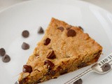 Oatmeal chocolate chip skillet cookie