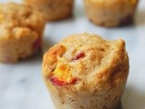 Peach pie Greek yogurt muffins