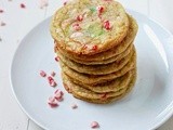 Peppermint white chocolate chip cookies