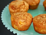 Pumpkin and peach muffins