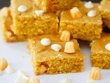 Pumpkin blondies