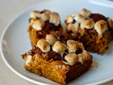 Pumpkin s'mores bars