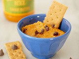 Pumpkin spice chocolate chip hummus dip