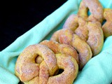 Pumpkin spiced pretzels