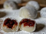 Red bean paste mochi