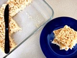 Rice krispies treats with homemade marshmallows