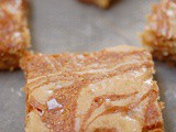 Salted caramel blondies