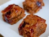Salted peanut butter and jelly blondies