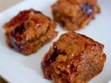 Salted peanut butter and jelly blondies