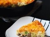 Sausage and broccoli frittata