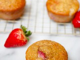 Strawberry Greek yogurt muffins