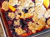 Summer fruit crisp