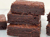 Super chocolatey fudge brownies (one bowl)