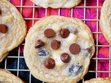 Thin and chewy chocolate chip cookies