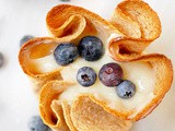 Tortilla fruit tarts