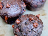 Triple chocolate muffins