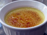 Vanilla bean creme brulee