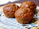 Vegan acorn squash muffins