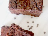 Vegan double chocolate banana zucchini bread