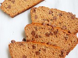 Vegan whole wheat chocolate chip bread