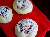White chocolate raspberry cookies