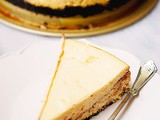 White chocolate raspberry truffle cheesecake